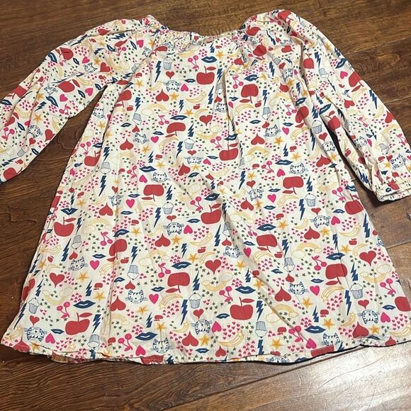 Happy by Pink Chicken Kitty Cat and Hearts Print Dress, size 10Y - Picture 7 of 7